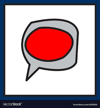 Bubble of communication for technology and social vector image