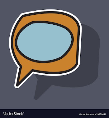 Bubble of communication for technology and social vector image