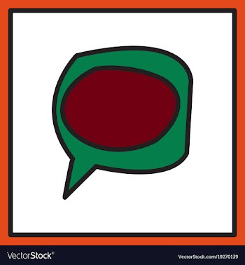 Bubble of communication for technology and social vector image