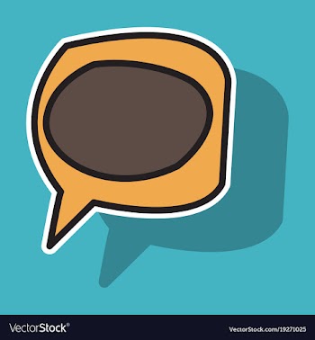 Bubble of communication for technology and social vector image