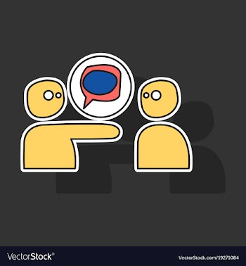 Bubble of communication for technology and social vector image