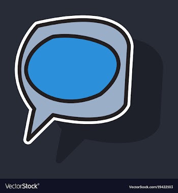 Bubble of communication for technology and social vector image