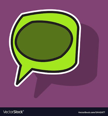 Bubble of communication for technology and social vector image
