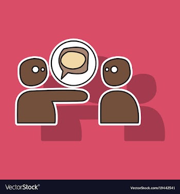 Bubble of communication for technology and social vector image