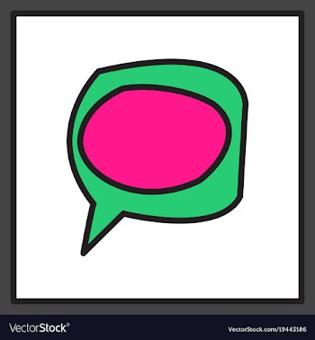 Bubble of communication for technology and social vector image