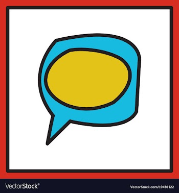 Bubble of communication for technology and social vector image