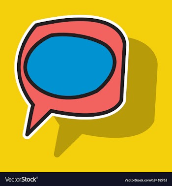 Bubble of communication for technology and social vector image