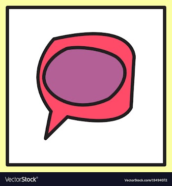 Bubble of communication for technology and social vector image