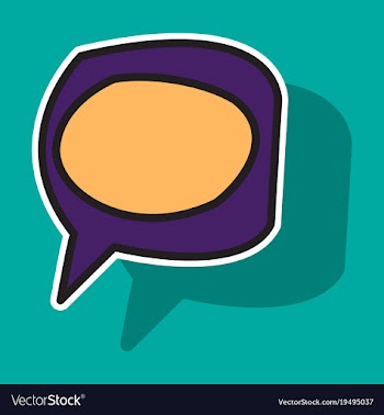Bubble of communication for technology and social vector image