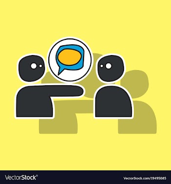 Bubble of communication for technology and social vector image