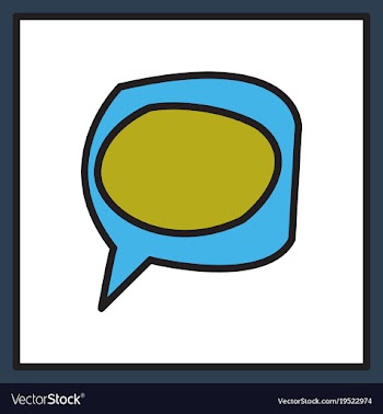 Bubble of communication for technology and social vector image