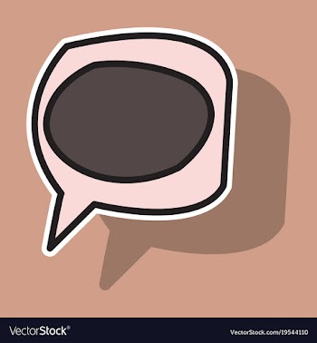 Bubble of communication for technology and social vector image