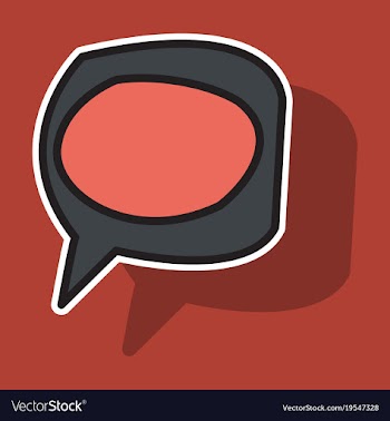 Bubble of communication for technology and social vector image