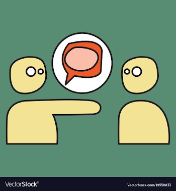 Bubble of communication for technology and social vector image