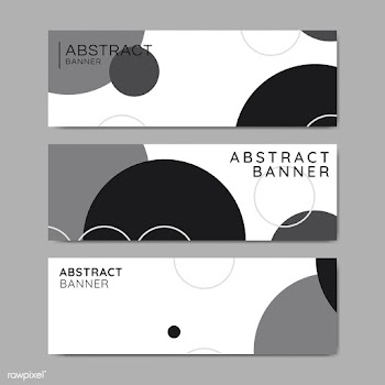 Bubble patterned banners | Free stock vector - 586304