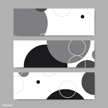 Bubble patterned banners | Free stock vector - 586323