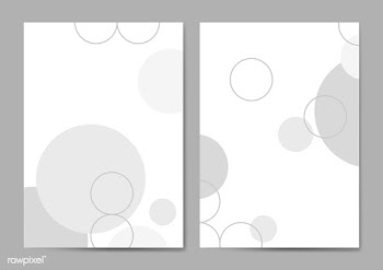 Bubble patterned posters | Free stock vector - 586293