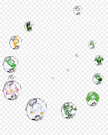 Bubble Plant Designer Computer file - Circular bubbles of various plants 
