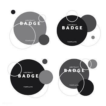 Bubble shaped badges | Free stock vector - 586316