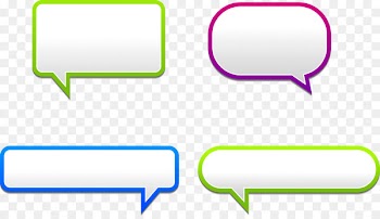 Bubble Speech balloon Dialogue - Colorful dialog bubbles 