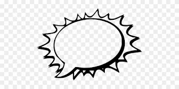 Bubble Speech Talk Words Thinking Speaking - Speech Bubble Comic Png