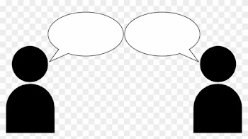 Bubble Talk Clipart Library - Two People Talking Cartoon