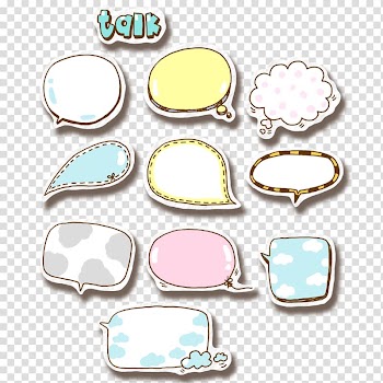 Bubble talk , Color Bubble Speech balloon Dialogue , Dialogue Box transparent background PNG clipart