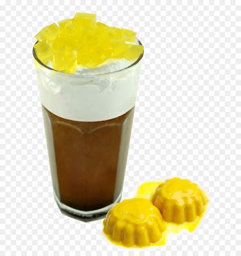 Bubble tea Milk Mango pudding - Tea Jiabu Ding 