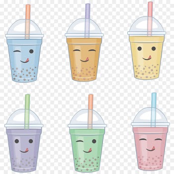 Bubble tea Milk tea Green tea - Cute little tea 