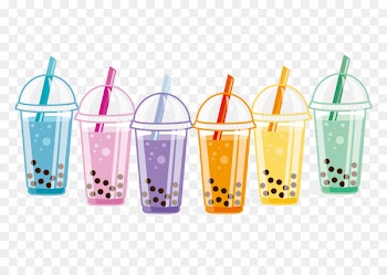 Bubble tea Milkshake - Color pearl fruit tea 
