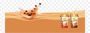 Bubble tea Taiwanese cuisine Advertising Poster - Hong fluttering pearl milk tea 