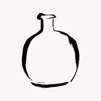 Bubble vase collage element, aesthetic | Free Photo - rawpixel