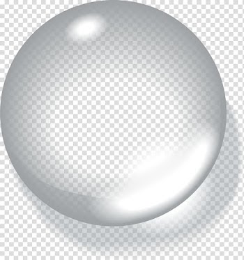 Bubble, White Drop Sphere, White bead circle transparent background PNG clipart