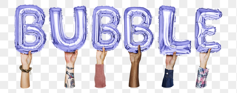 Bubble word png, hands holding | Free PNG - rawpixel