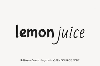 Bubblegum Sans & Bungee Inline | Free Font Add-on - rawpixel