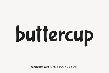 Bubblegum Sans open source font | Free Font Add-on - rawpixel