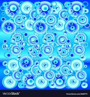 Bubbles abstract background vector image