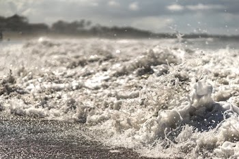 Bubbles And Beach Splash