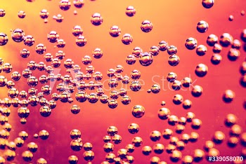 Bubbles in a beer background