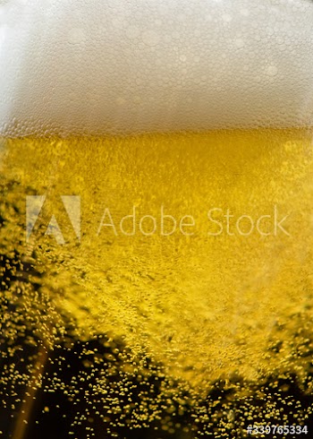 Bubbles in a beer background