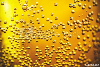 Bubbles in a beer background