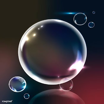Bubbles in gradient background | Free stock vector - 581616