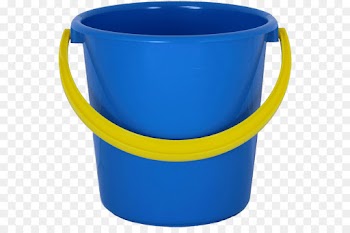 Bucket, Amscan Bucket Plastic, Plastic, Blue, Mug PNG