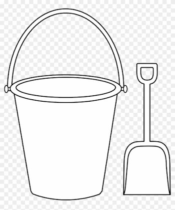 Bucket And Shovel Clipart - Cartoon Pail And Shovel