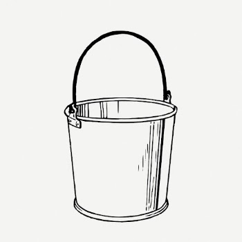 Bucket drawing, object vintage illustration | Free PSD - rawpixel