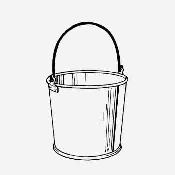 Bucket drawing, vintage object illustration. | Free Photo - rawpixel
