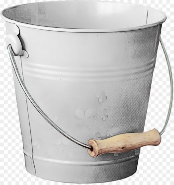 Bucket, Iron, Barrel, Drinkware PNG