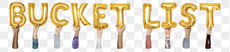 Bucket list word png, hands | Free PNG - rawpixel