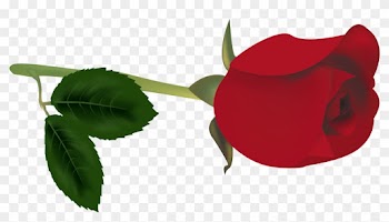 Bud Clipart Red Rose - Red Rose Bud Transparent