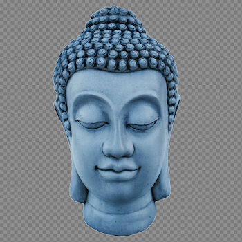 Buddha Face Free PNG Image